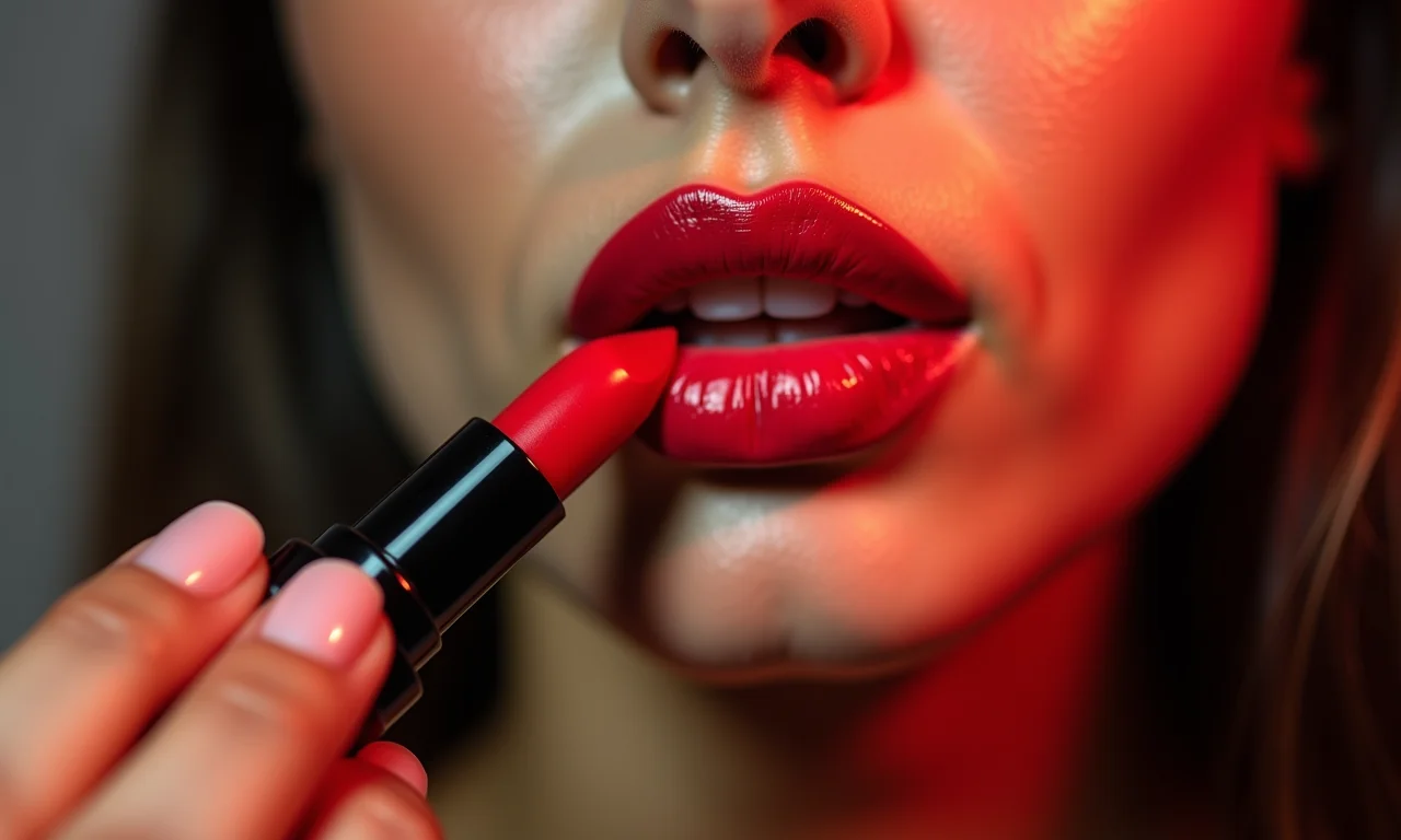 Lábios vermelhos, o símbolo da femme fatale.