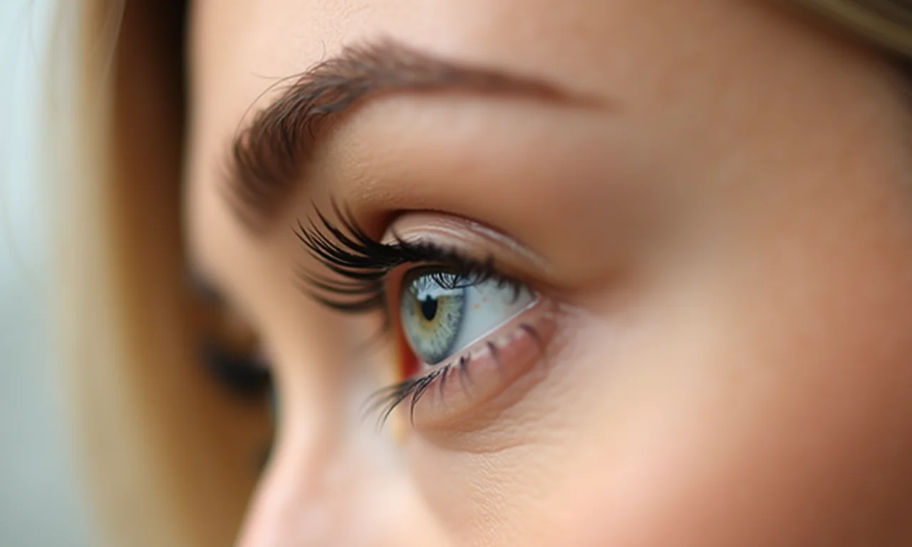 Lápis bege na linha d'água para abrir o olhar.