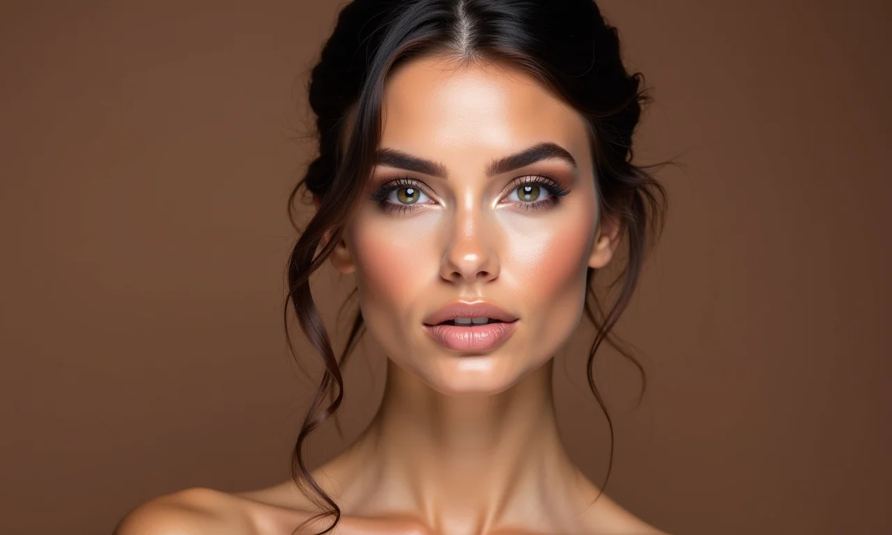 Maquiagem com foco na durabilidade.