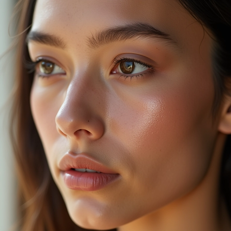 Maquiagem intacta: corretivo oil-free evitando craquelamento.