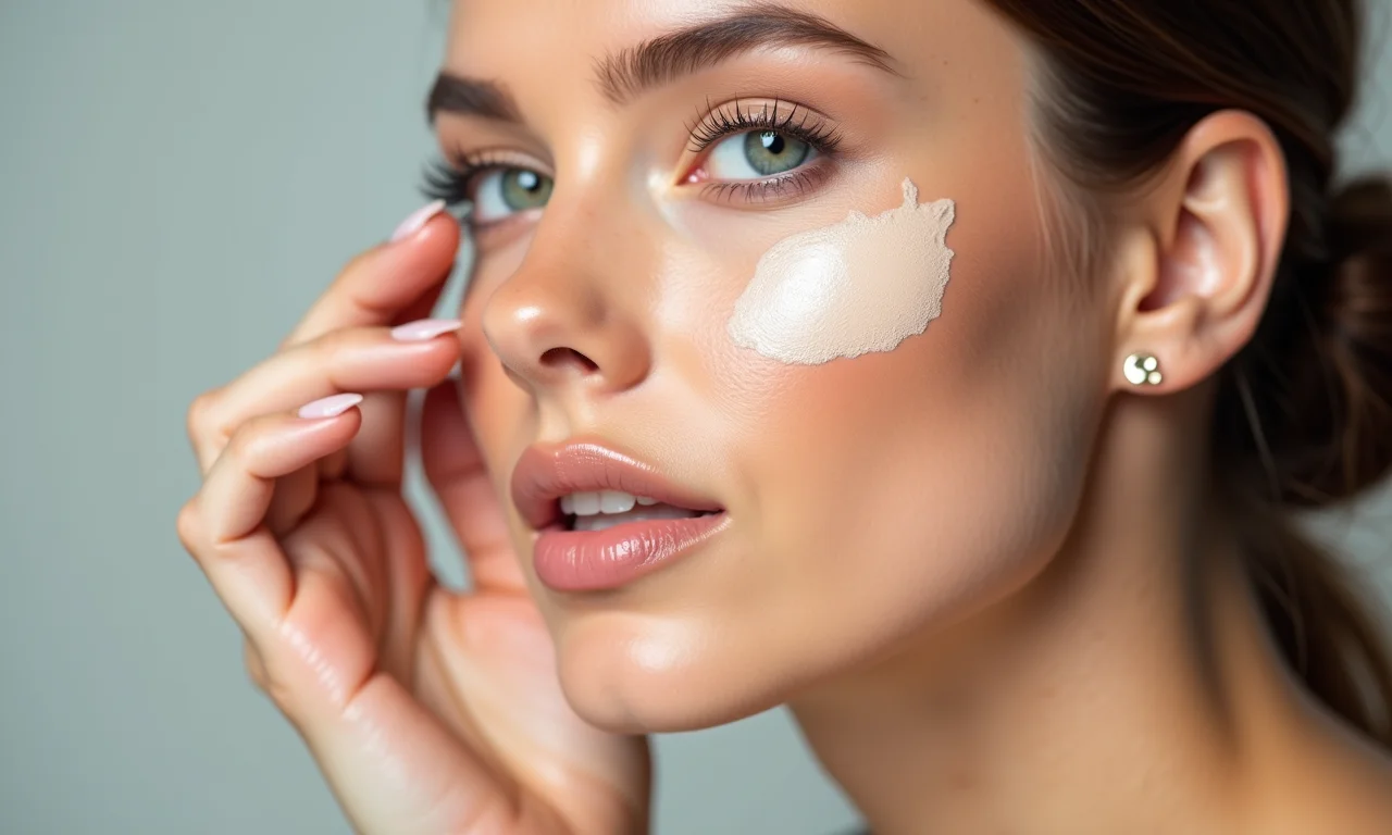 Maquiagem minimalista com foco em corretivo bem aplicado.