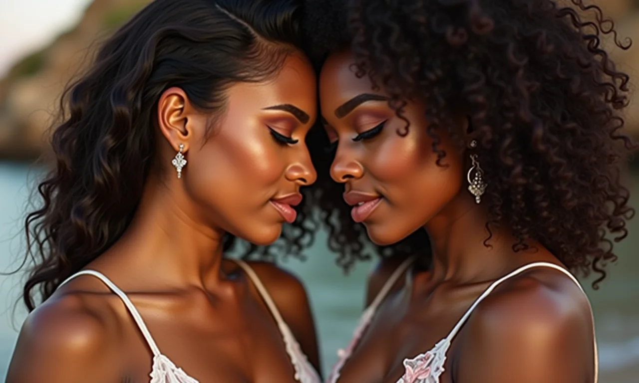 Maquiagem que combina com o estilo do ensaio.