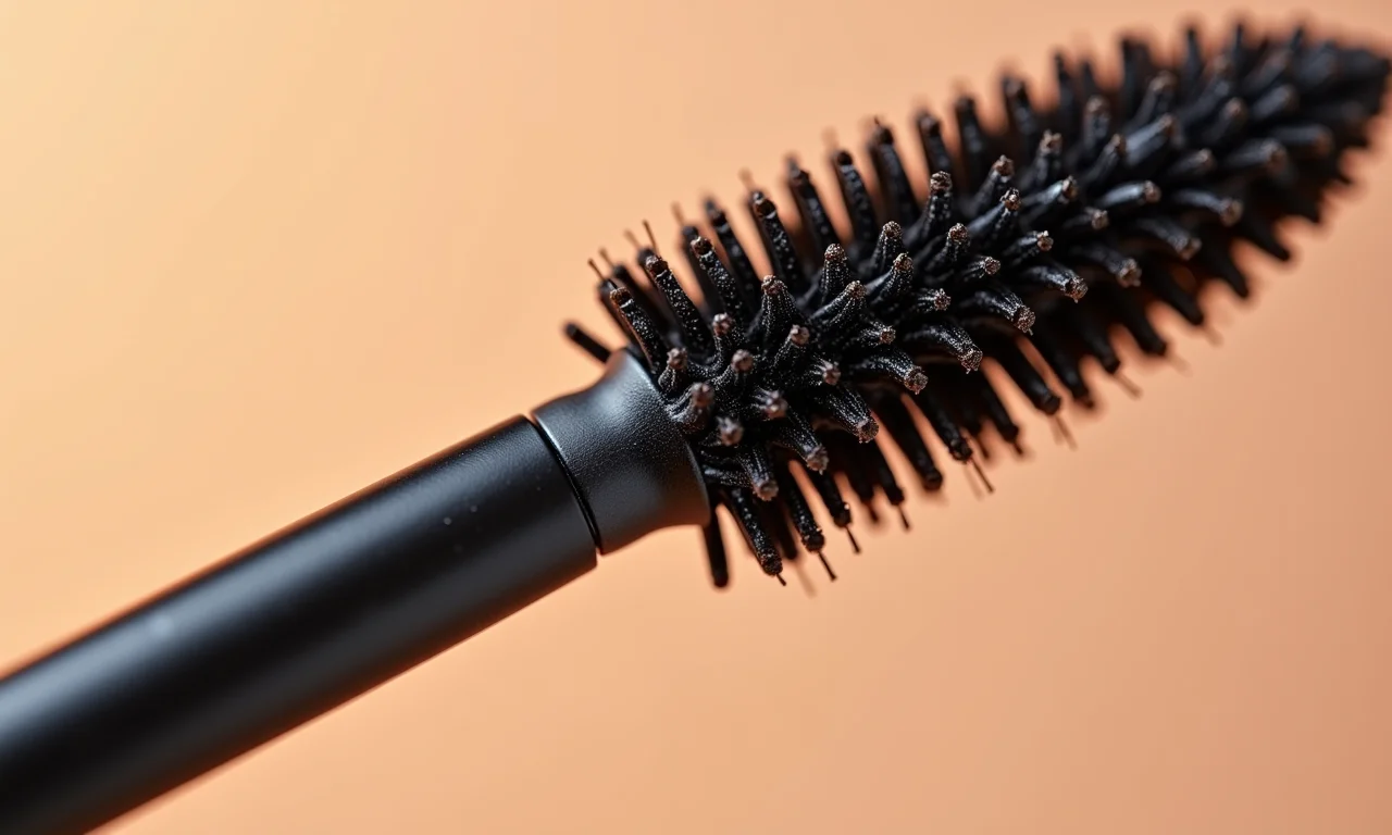 Máscara com óleos e vitaminas para cílios saudáveis.