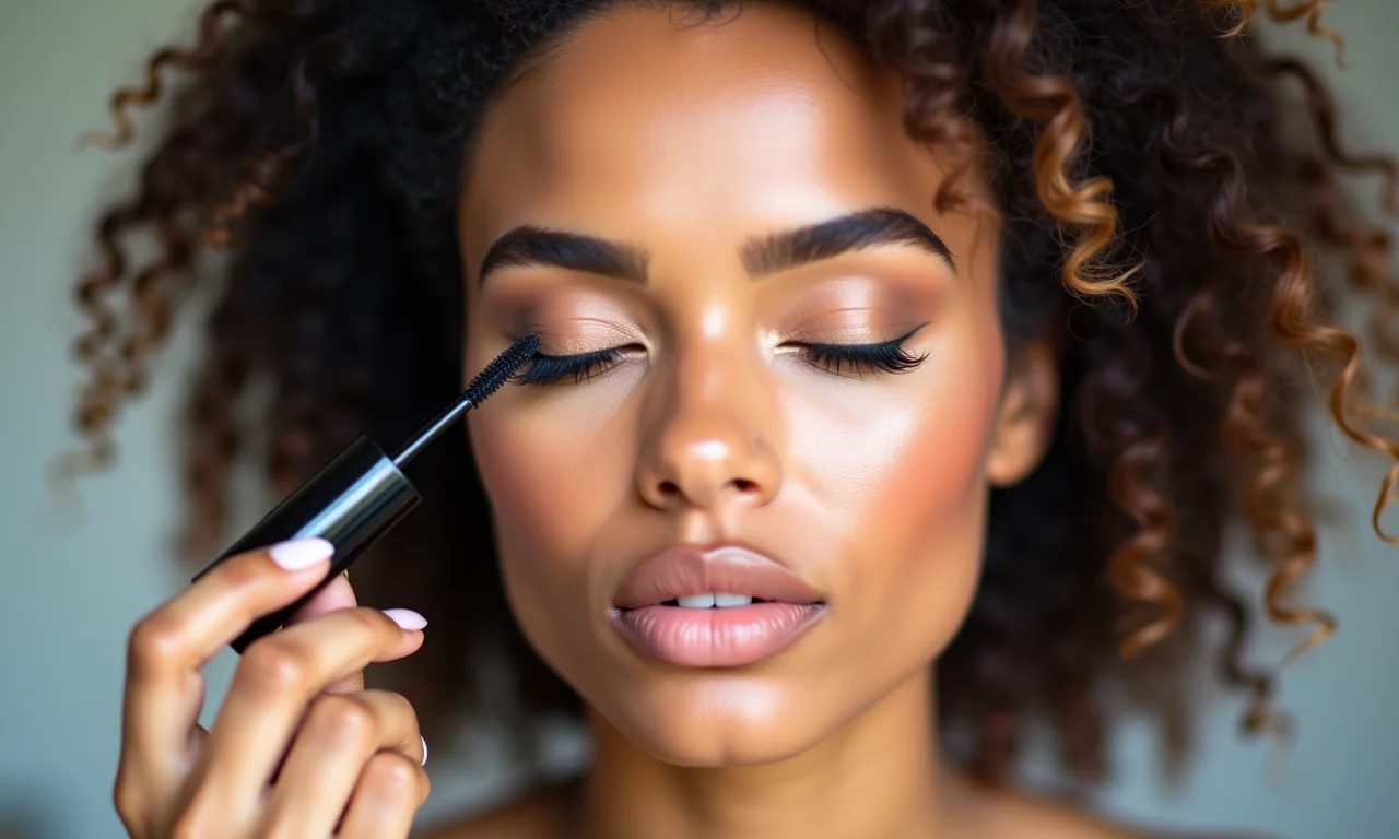 Máscara de cílios para alongar e definir.