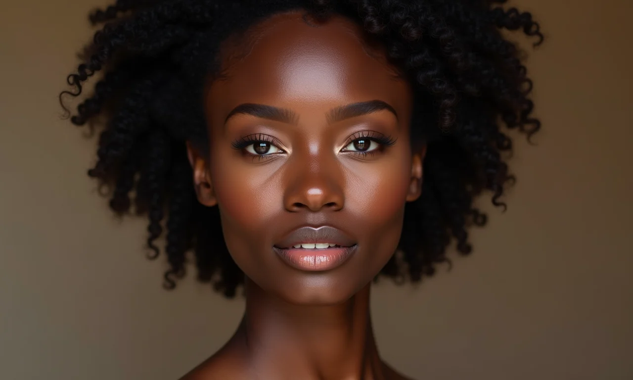 Menos é mais no contorno para pele negra.