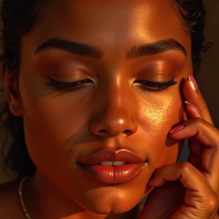 Mulheres brasileiras diversas aplicando iluminador mineral para um brilho natural.