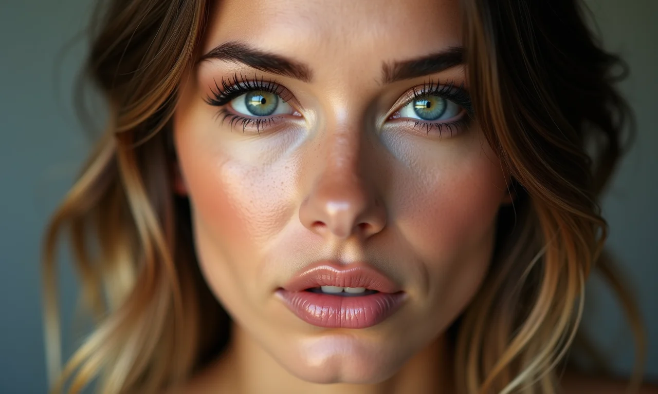 Olhar marcante com máscara de cílios à prova d'água.