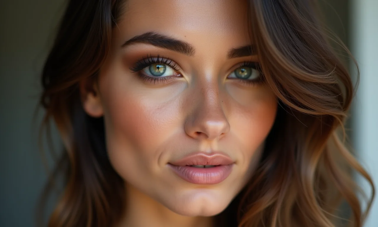 Olho esfumado clássico em tons de marrom para festa.