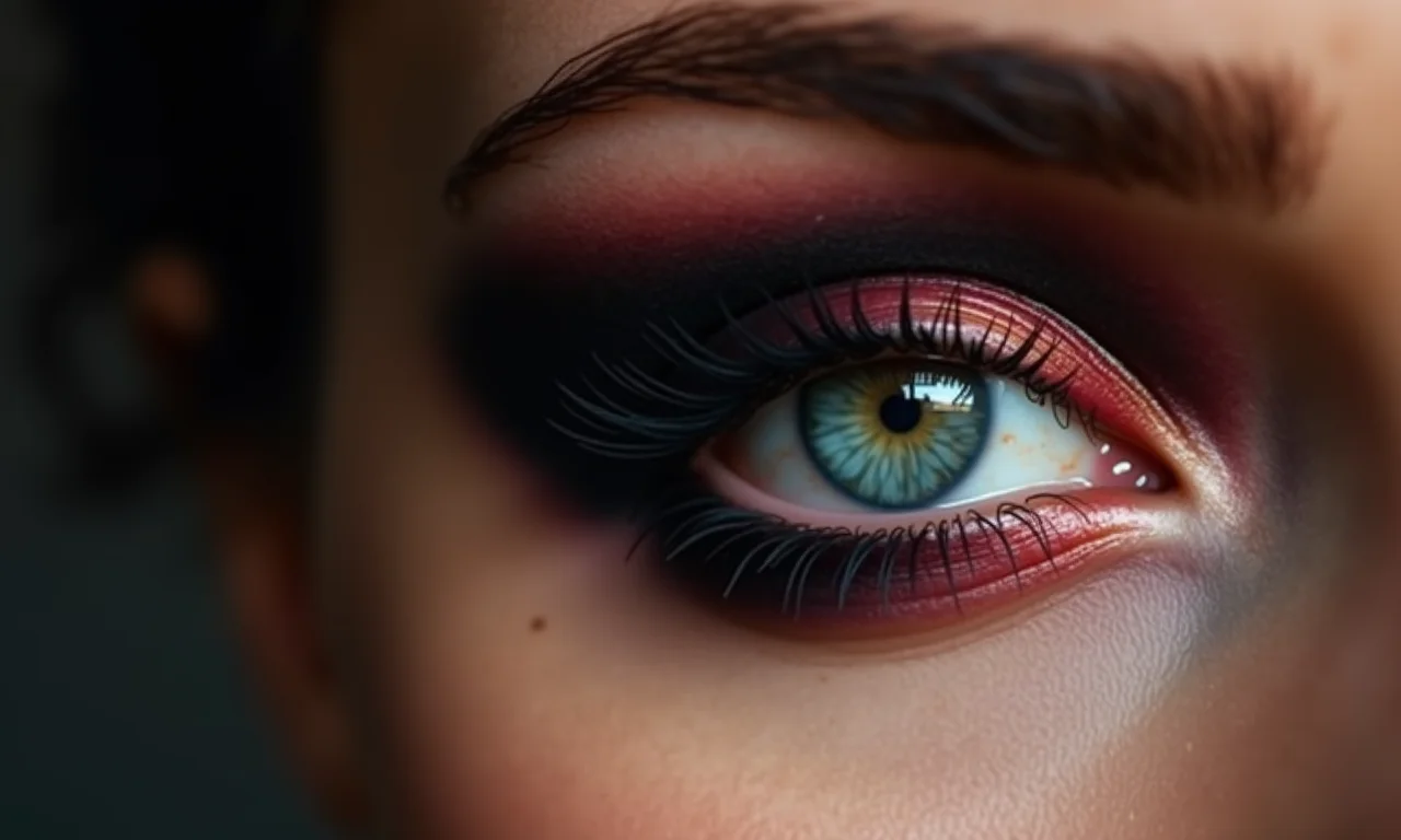 Olhos marcantes com esfumado poderoso.