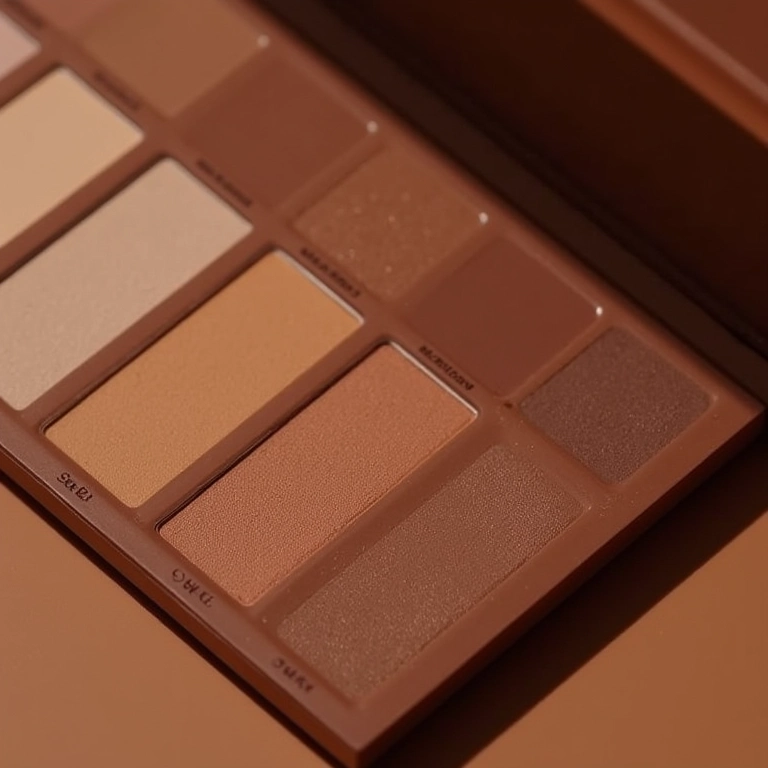 Paleta de contorno mineral com diversas tonalidades para diferentes tons de pele.