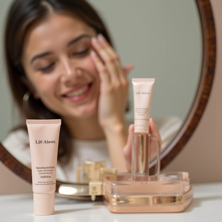 Pele livre de cravos e espinhas com primer.