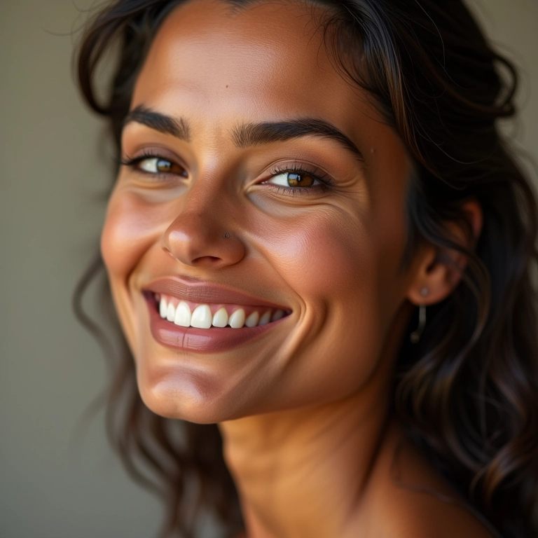 Pele matte e aveludada com pó compacto oil-free.