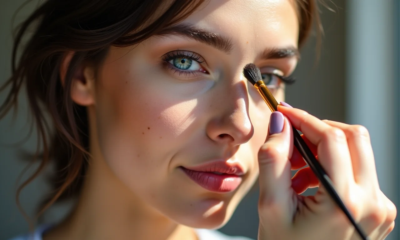 Pincel para esfumar côncavo.