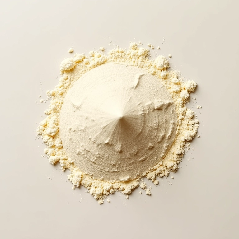 Pó não comedogênico vegano.