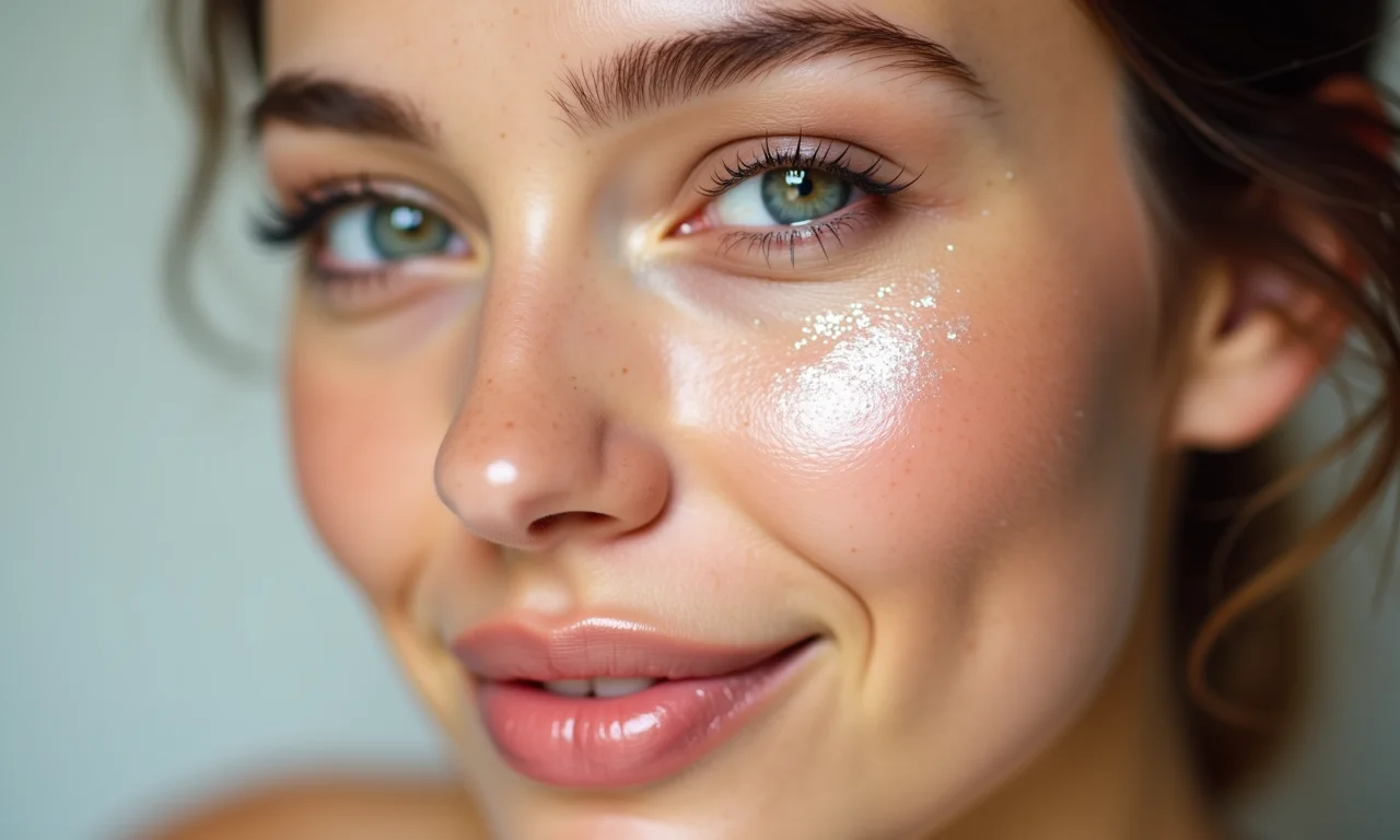 Preparação da pele para maquiagem de casamento civil.