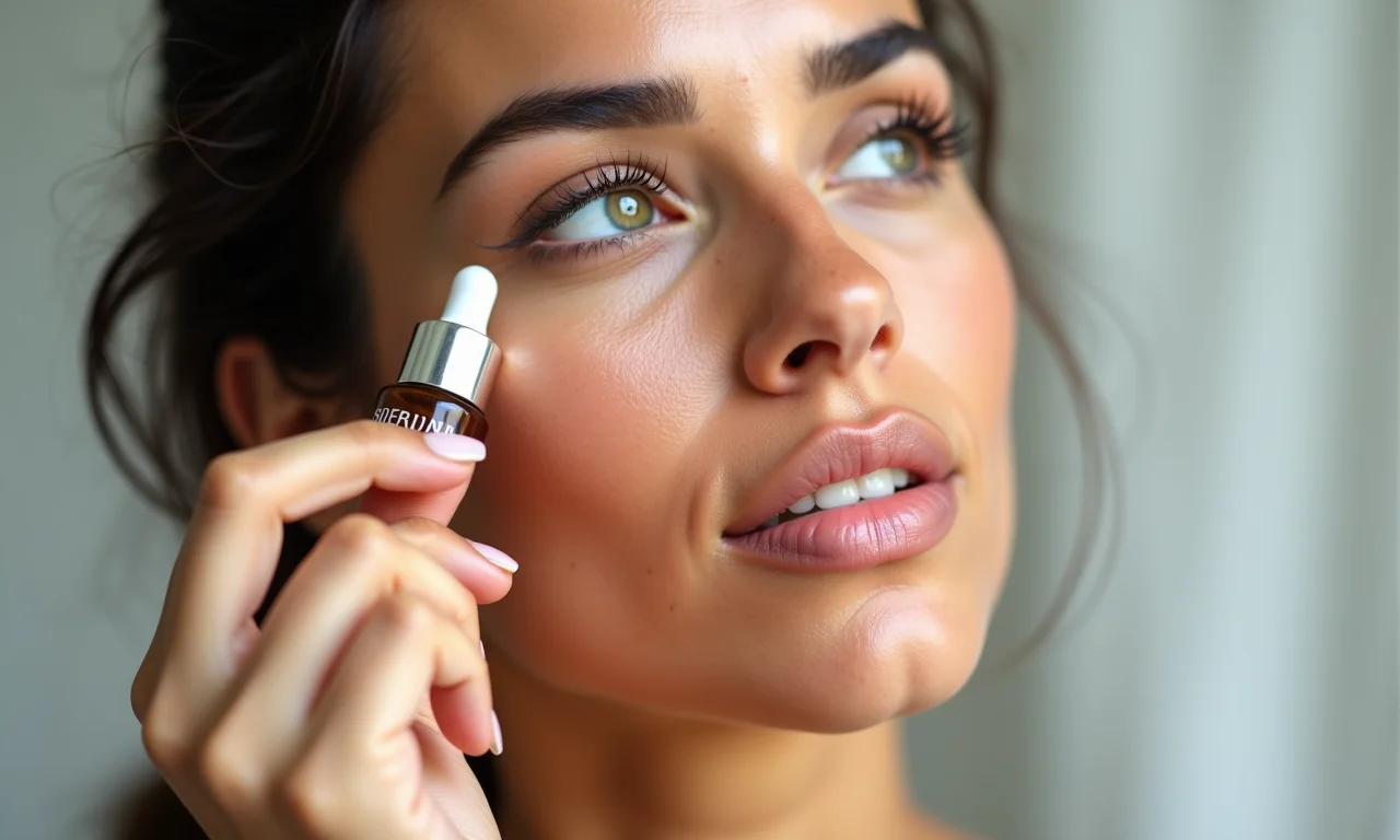 Preparação da pele para maquiagem soft glam.