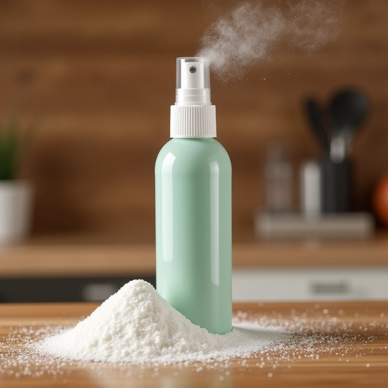 Preparo de fixador caseiro com açúcar em ambiente de cozinha.