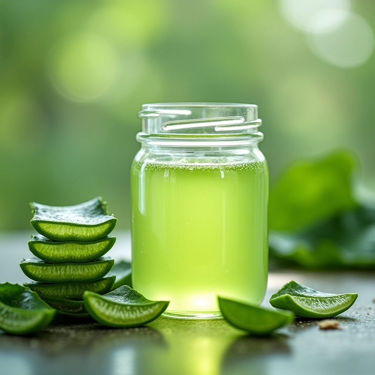 Preparo de gel fixador caseiro com babosa, ingredientes naturais.