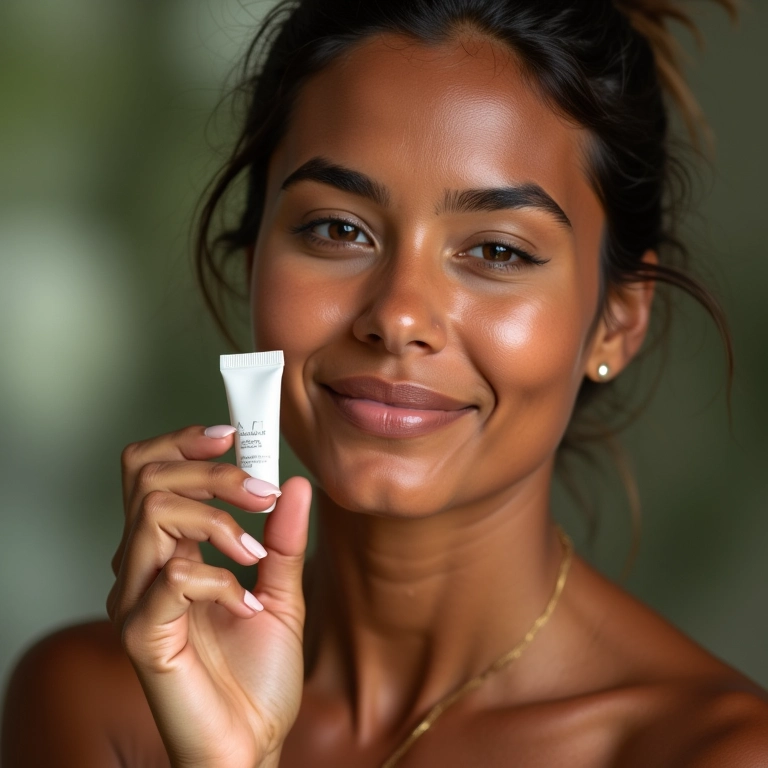 Primer oil-free uniformizando a textura da pele.