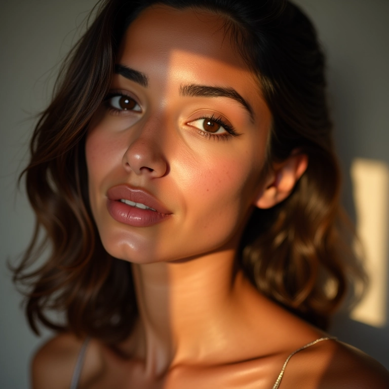 Primer oil-free usado sozinho para pele natural.