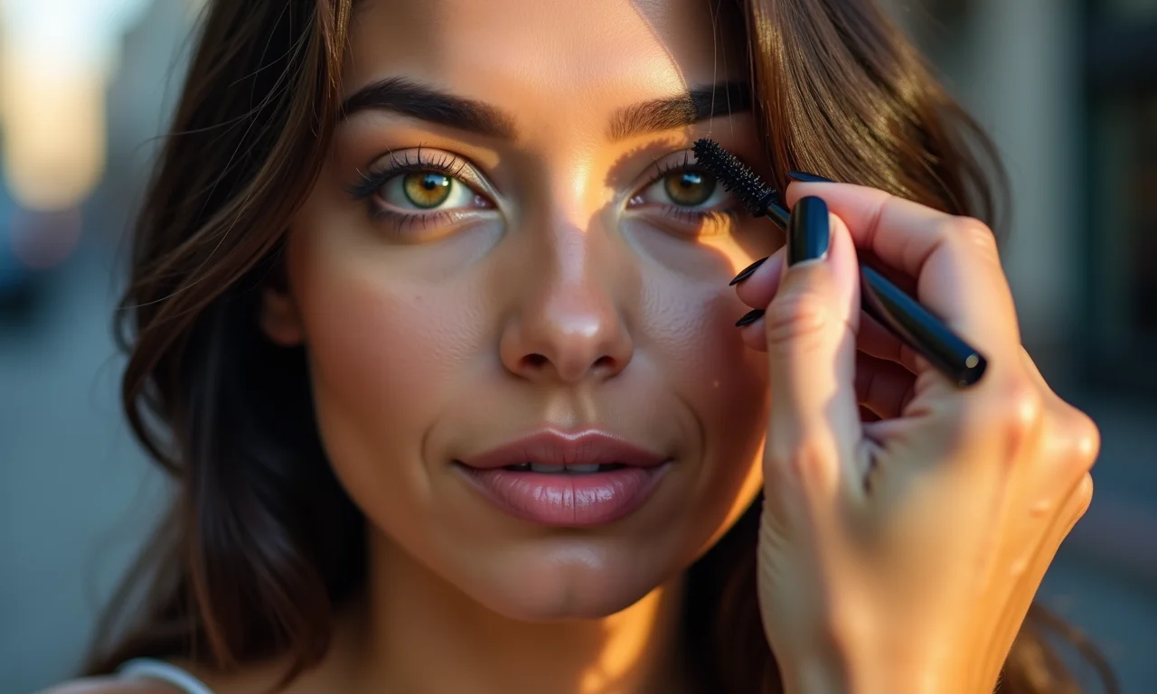 Produtos à prova d'água para maquiagem de longa duração.