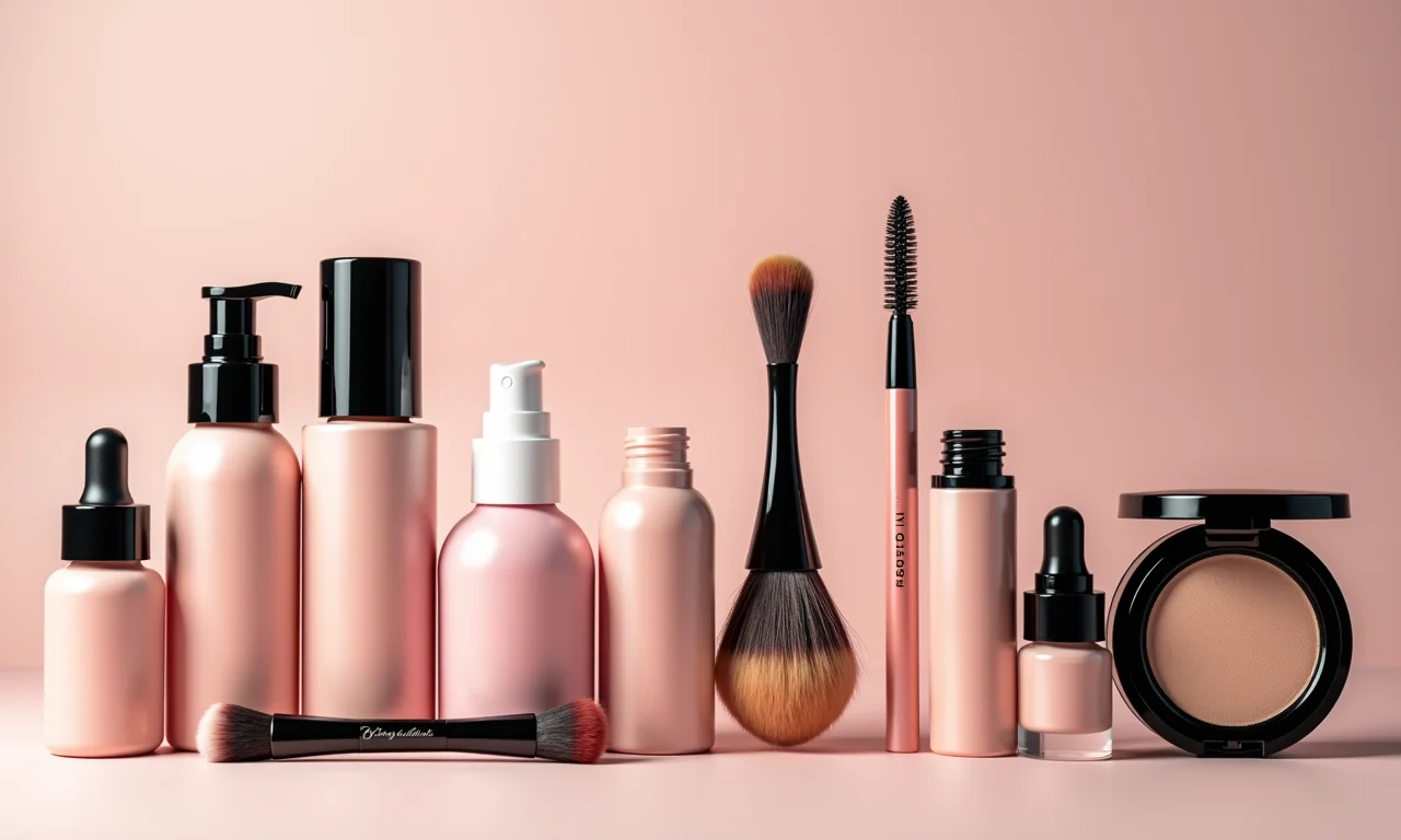 Produtos de maquiagem à prova d'água para casamento.