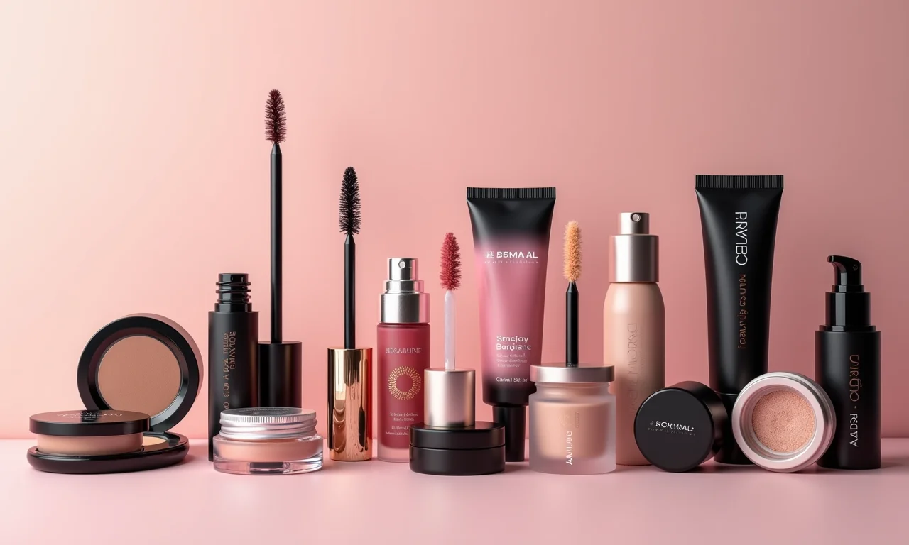 Produtos de maquiagem de qualidade para um efeito lifting.