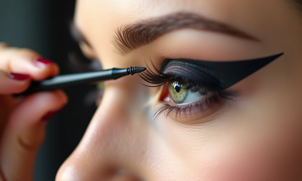 Reforçando o traço e corrigindo imperfeições.