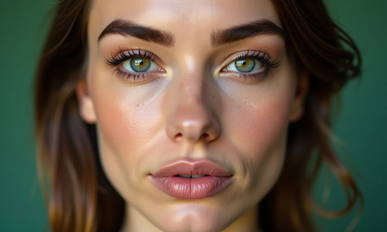 Sobrancelhas bem definidas: um olhar marcante e expressivo.