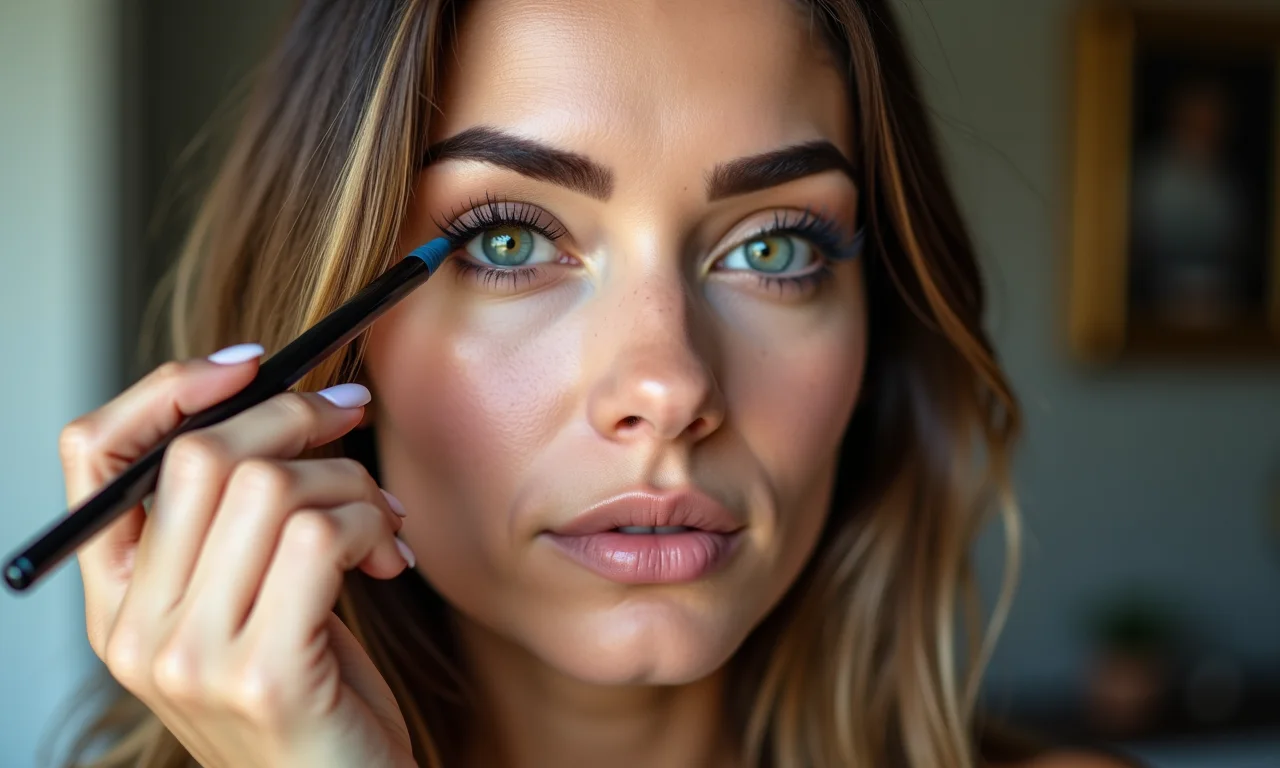 Sobrancelhas marcantes com definição e atitude punk rock.