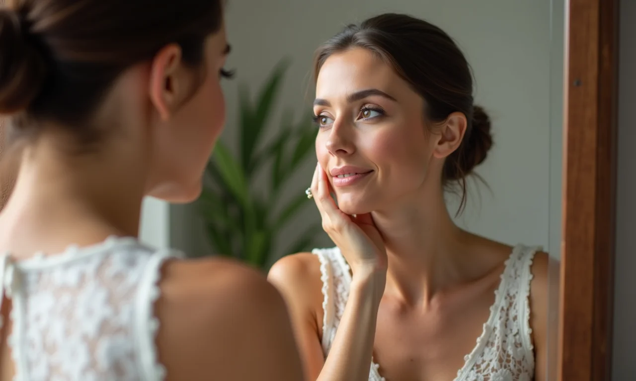 Teste da maquiagem antes do casamento para garantir o visual perfeito.