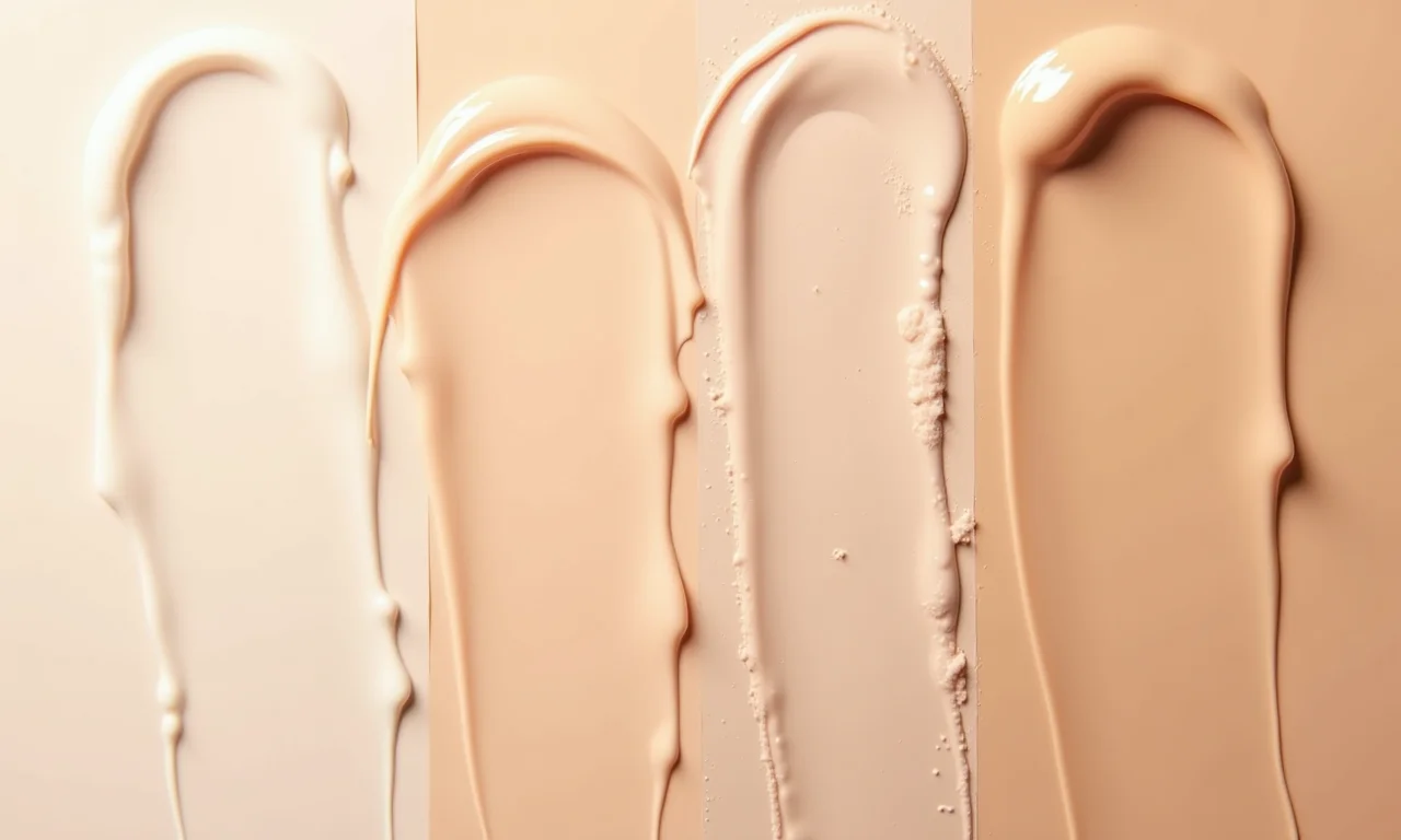 Teste de primers em diferentes tons de pele.