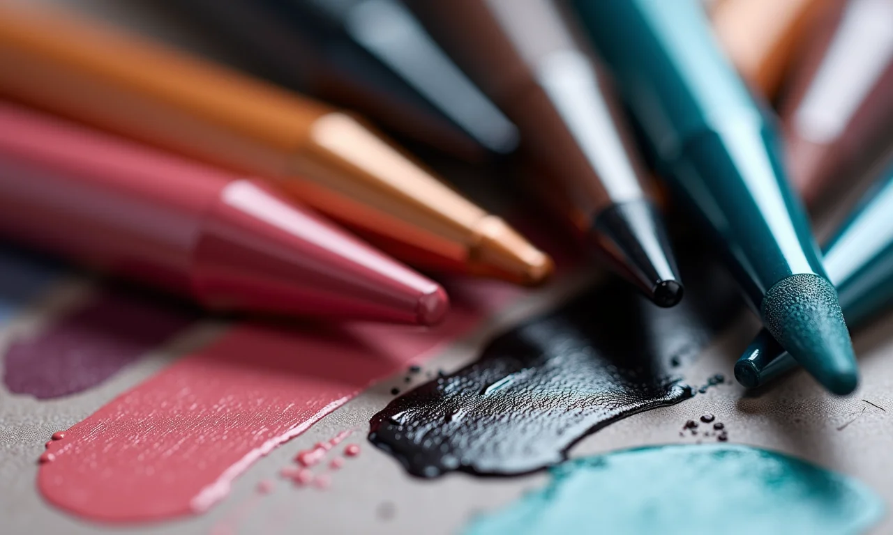 Variedade de delineadores: escolha o ideal para sua técnica de tightlining.