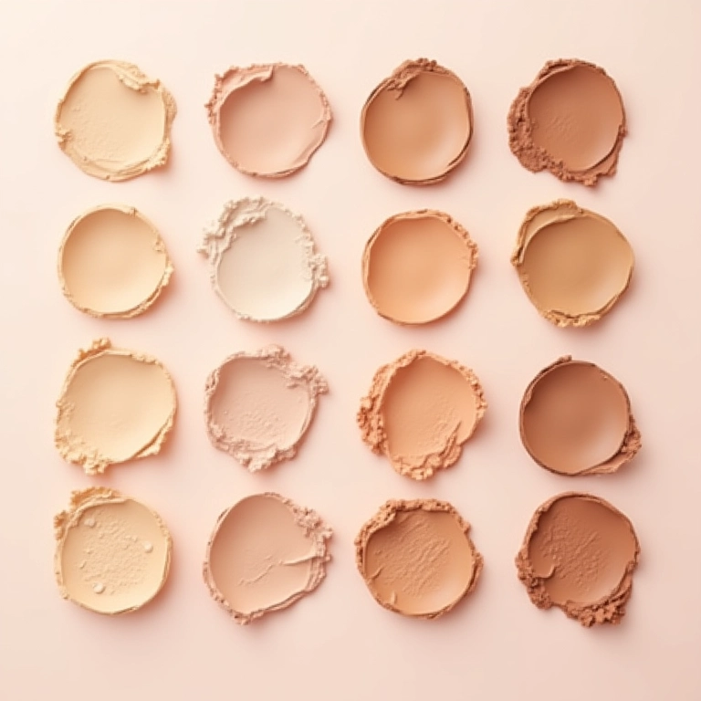 Variedade de tons de pó compacto oil-free.