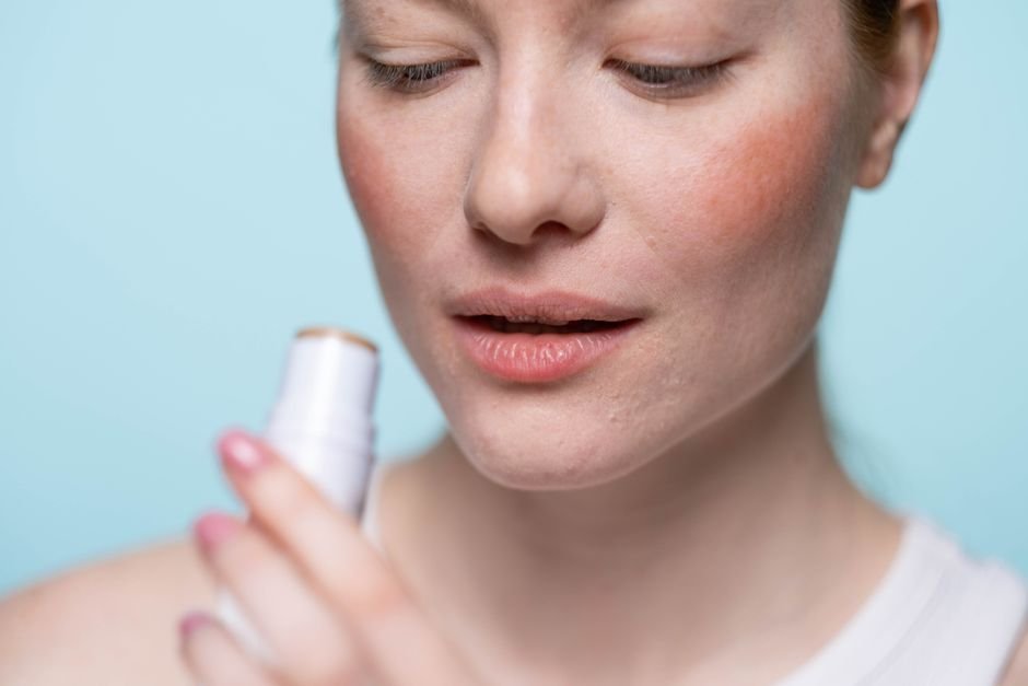 Bastão labial com FPS incolor