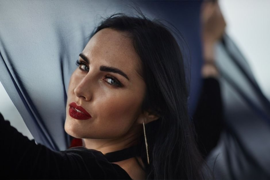 9. Cílios volumosos para fechar o olhar